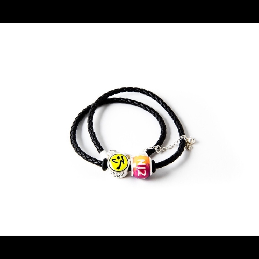 NIB Zumba Fitness I Am A Zin Bracelet with Beads